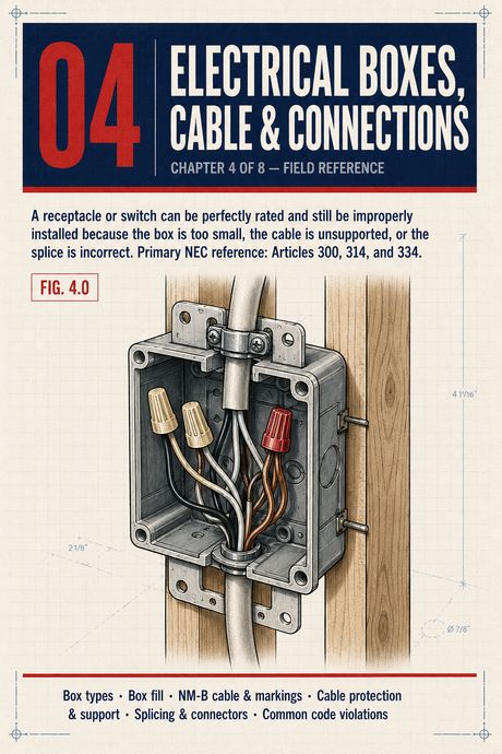 Chapter 4 — Boxes, cable & connections